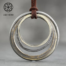 Load image into Gallery viewer, Long Vintage Handmade Pendant Necklace