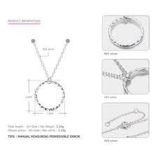 Load image into Gallery viewer, 925 Sterling Silver Statement Necklaces Friendship Gifts
